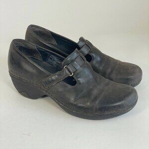 Patagonia Womens Mary Jane Clog Slip On Shoes Espresso Brown Size 10.5 Leather